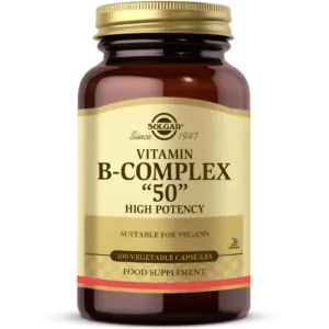 مکمل ب کمپلکس گیاهی سولگار 100عددی B-Complex 50 SOLGAR