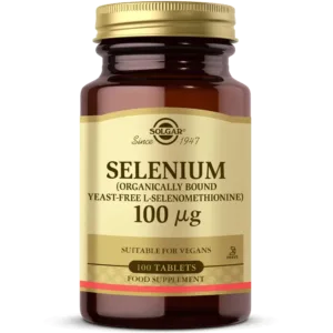 سلنیوم سولگار 100mcg تقویت مو و ناخن عملکرد طبیعی سیستم ایمنی و تیرویئد