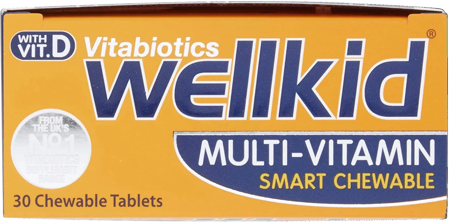 مولتی ویتامین جویدنی کودکان ول کید ویتابیوتیکس well kid smart chewable
