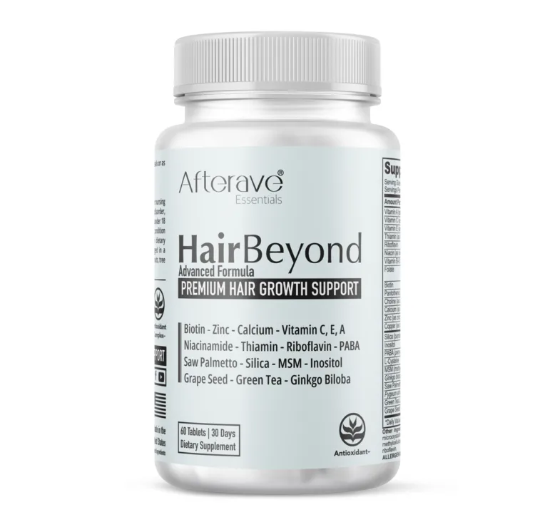 هیربیاند افتر ایو قطع ریزش مو افزایش رشد Afterave HairBeyond