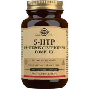 درمان افسردگی 5HTP سولگار 100mg افزایش سروتونین solgar hydroxytryptophan
