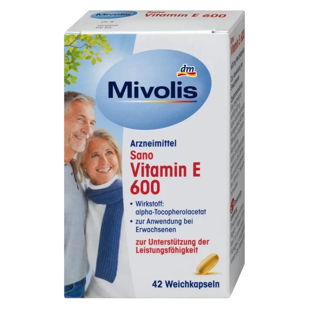 ویتامین ای VITAMIN E 600 میولیس dm آلمان