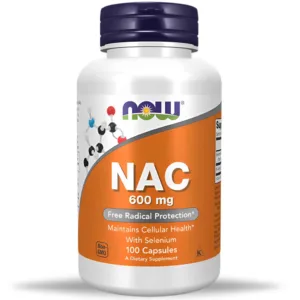 مکمل NAC برند NOW دوز 600mg حاوی سلنیوم