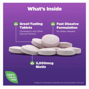مکمل بیوتین 5000mcg ناترول آمریکا 250عددی