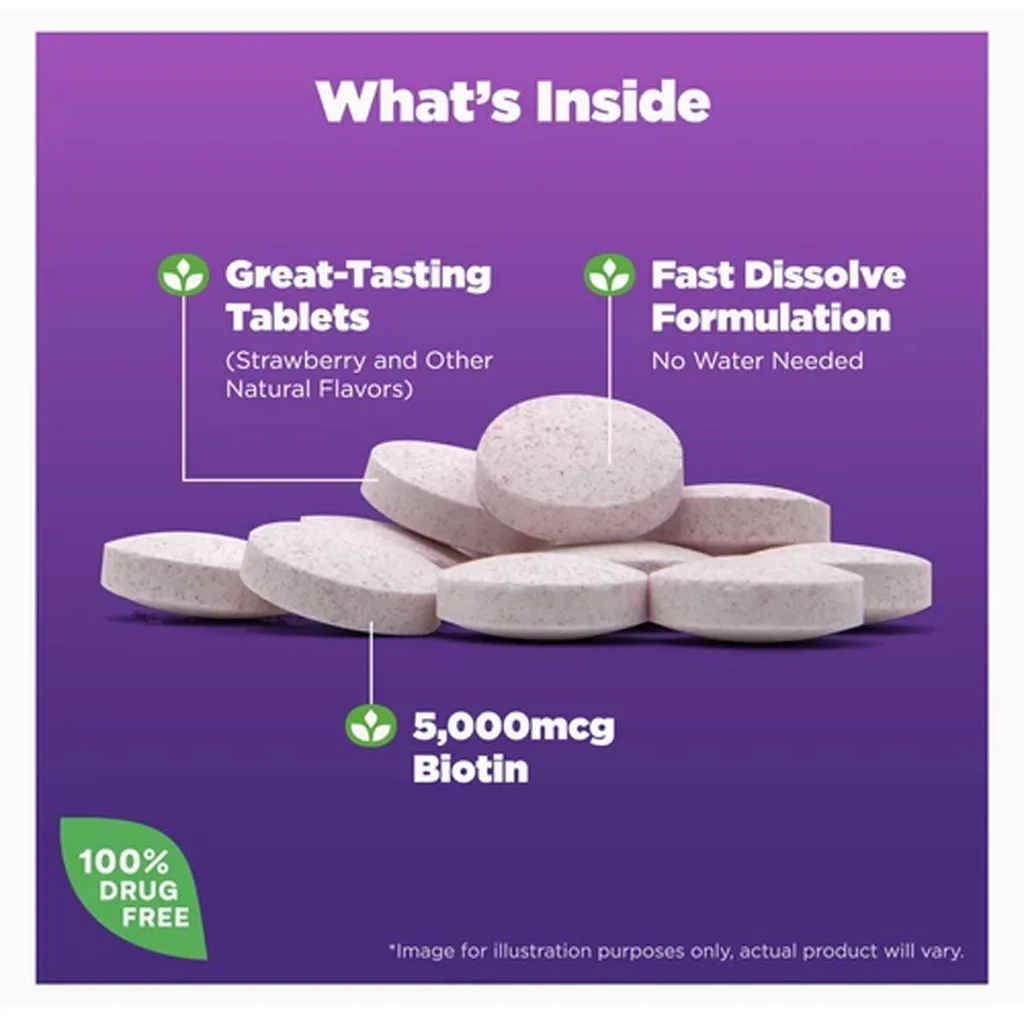 مکمل بیوتین 5000mcg ناترول آمریکا 250عددی