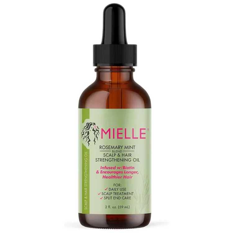 روغن رزماری و نعناع میله MIELLE ضد ریزش و درمان اسکالپ