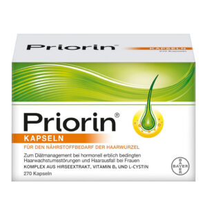 مکمل ضدریزش پریورین Priorin® بایر آلمان 270 عدد طرح جدید (کدتخفیف اعمال شده)