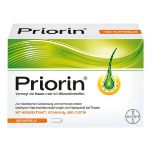 مکمل ضدریزش پریورین Priorin® بایر آلمان 120 عدد طرح جدید (کدتخفیف اعمال شده)