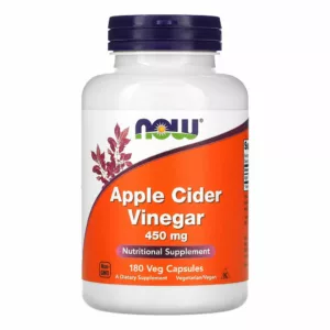 مکمل چربی سوز لاغری NOW سرکه سیب Apple Cidar 450mg