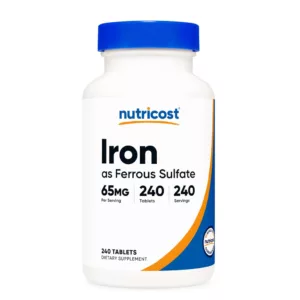 مکمل آهن 65mg ناتریکاست آمریکا 240 عدد