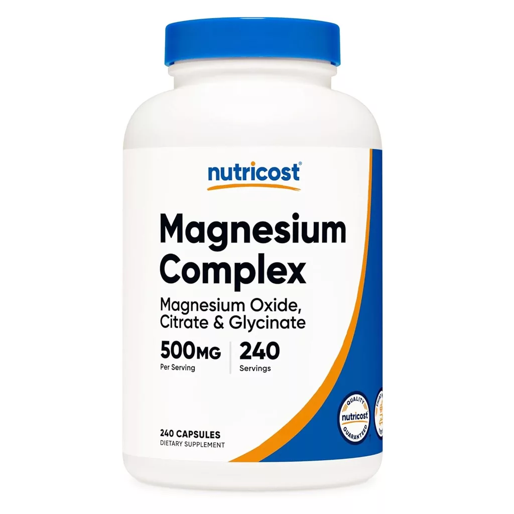 مکمل منیزیم کمپلکس ناتریکاست سیترات گلیسینات اکساید 240 عدد 500mg