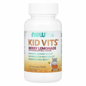 مولتی ویتامین کودکان NOW طعم بری لیموناد جویدنی 120 عدد KIDS