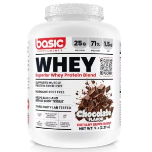 مکمل پروتئین whey وی Basic بیسیک USA طعم شکلات