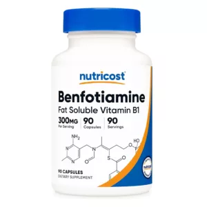 مکمل Benfotiamin ناتریکاست شکل محلول در چربی ویتامین B1