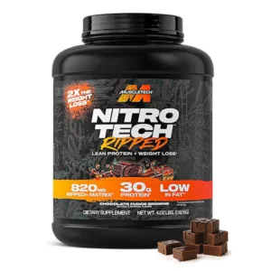 پروتئین whey وی نیترو تک Ripped خالص کم چرب مخصوص چربی سوزی NITRO TECH