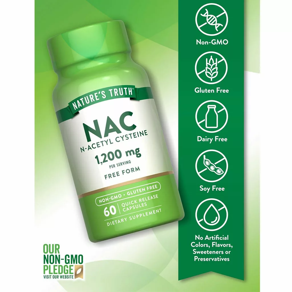 مکمل nac نیچرز تروث ۱۲۰۰ میلی گرم