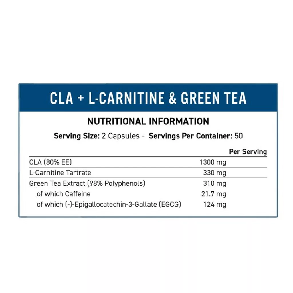 چربی سوز حرفه ای اپلاید نوتریشن CLA+L-CARNITINE+GREEN TEA