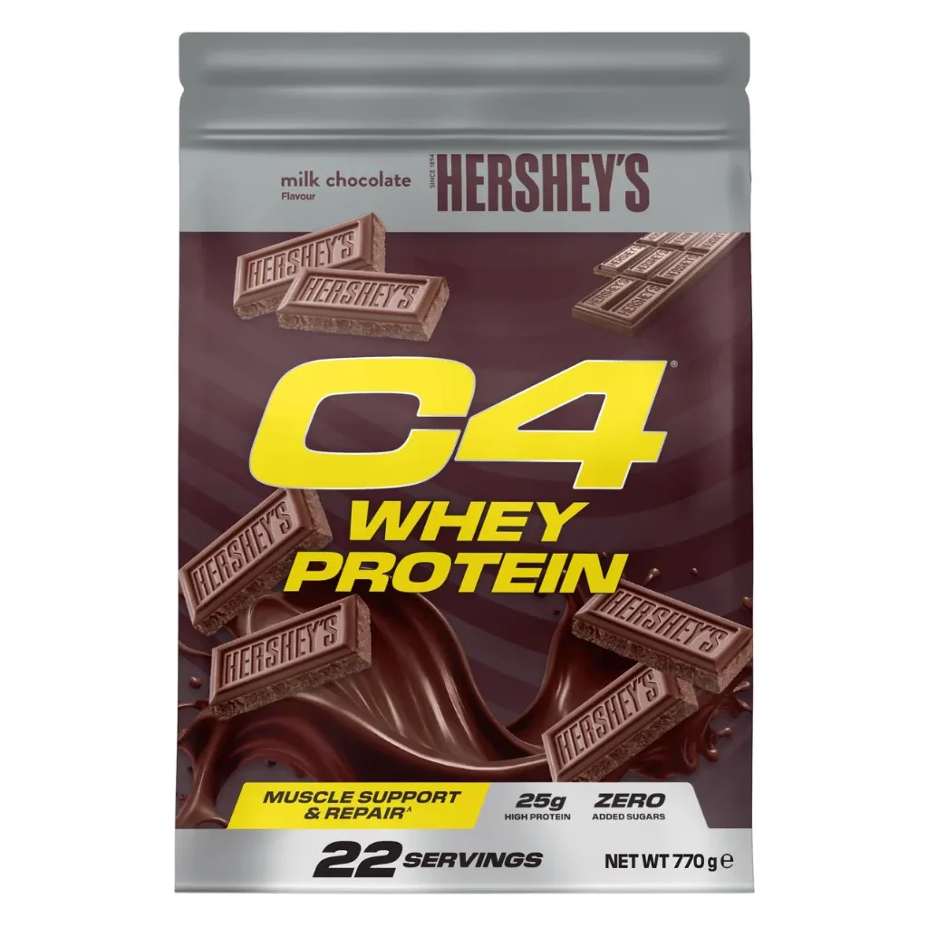 وی whey پروتئین C4 دو طعم خیلی خوشمزه 770گرم