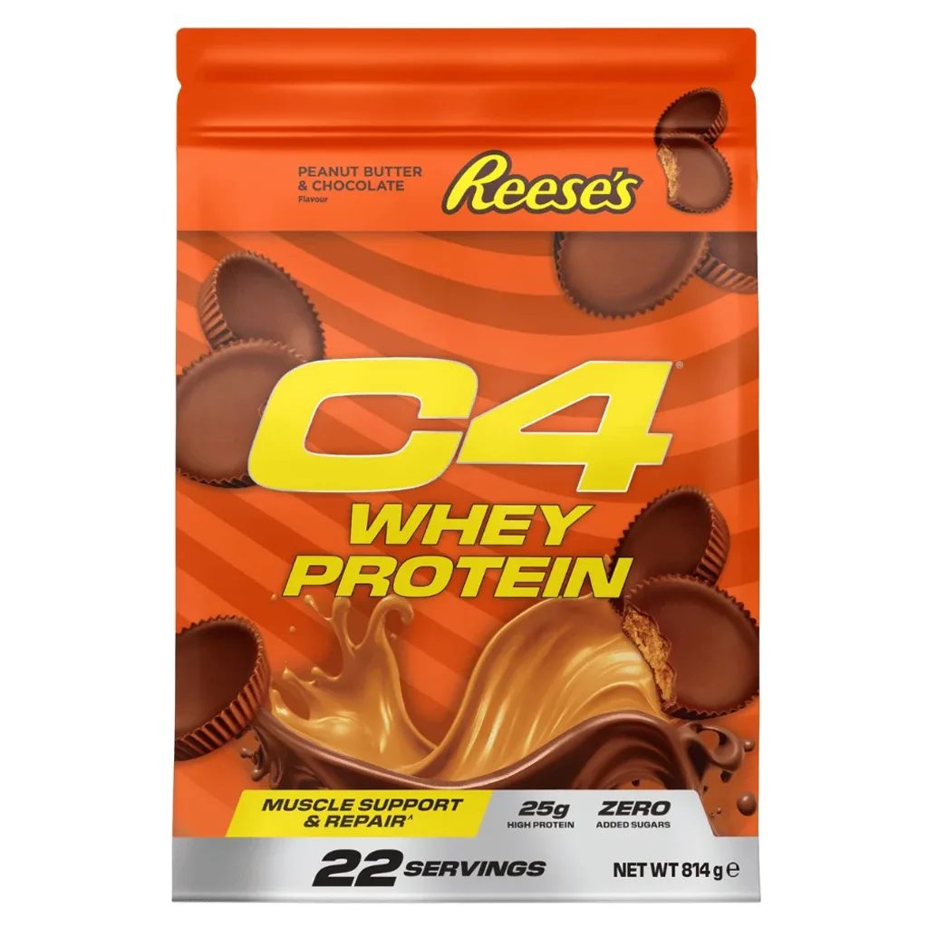 وی whey پروتئین C4 دو طعم خیلی خوشمزه 770گرم
