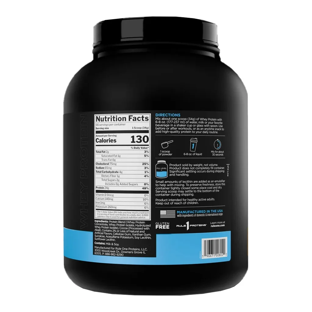 پودر پروتئین Whey وی RULE 1 رول وان USA کیفیت تضمینی 7 طعم