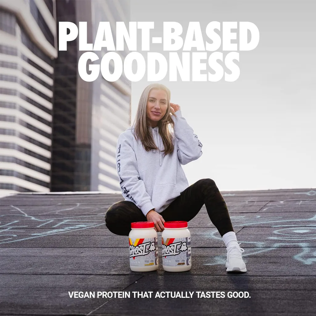 پروتئین گیاهی GHOST آمریکا VEGAN protein کاملا وگن