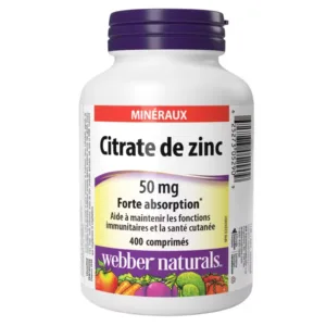 زینک سیترات 50mg وبر نچرال Zinc Citrate