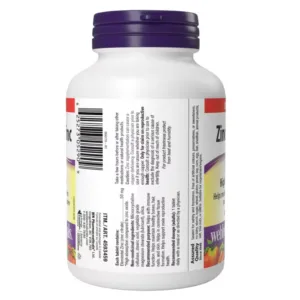 زینک سیترات 50mg وبر نچرال Zinc Citrate