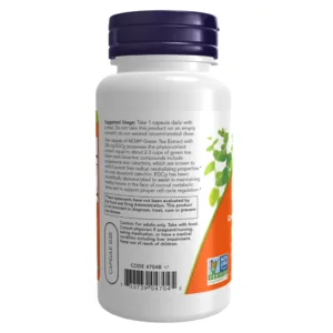مکمل EGCg عصاره چای سبز NOW دوز 400mg