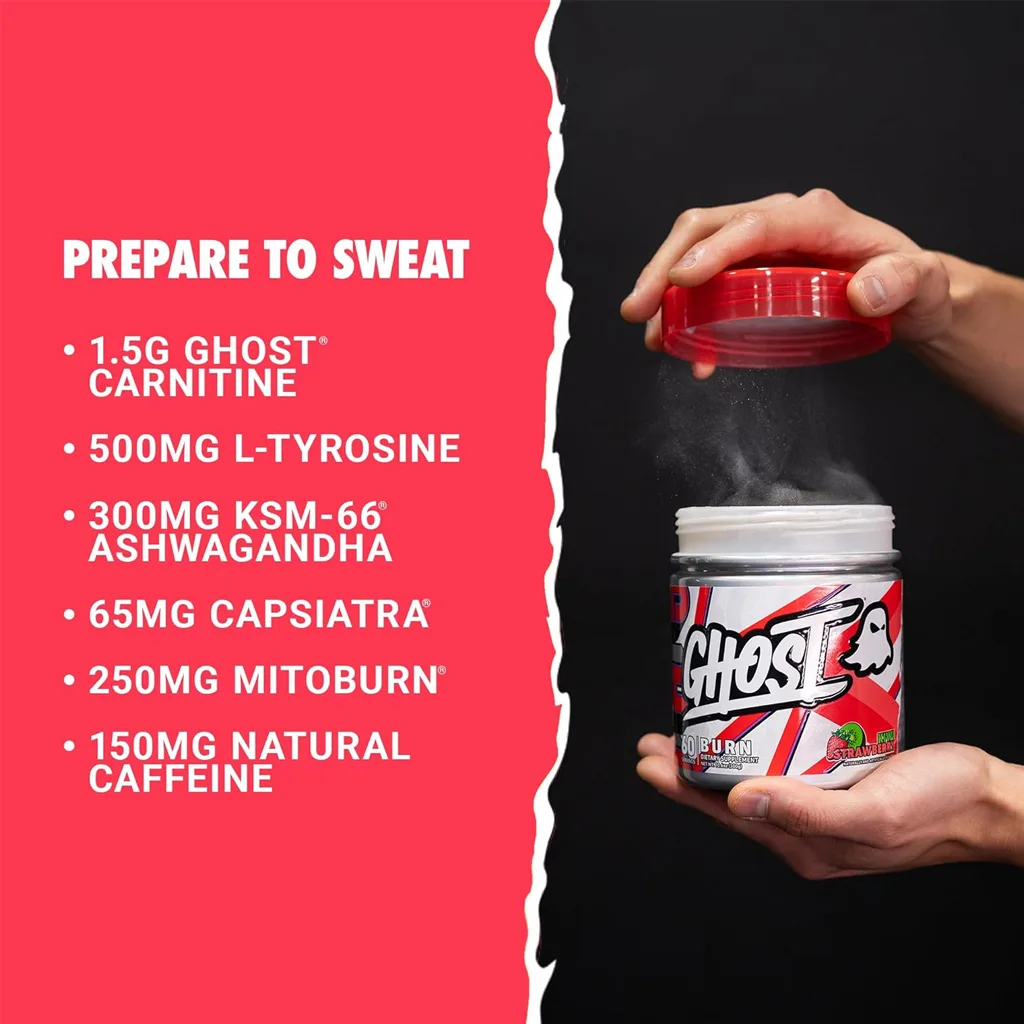 چربی سوز GHOST آمریکا FAT BURN حجم 300گرم