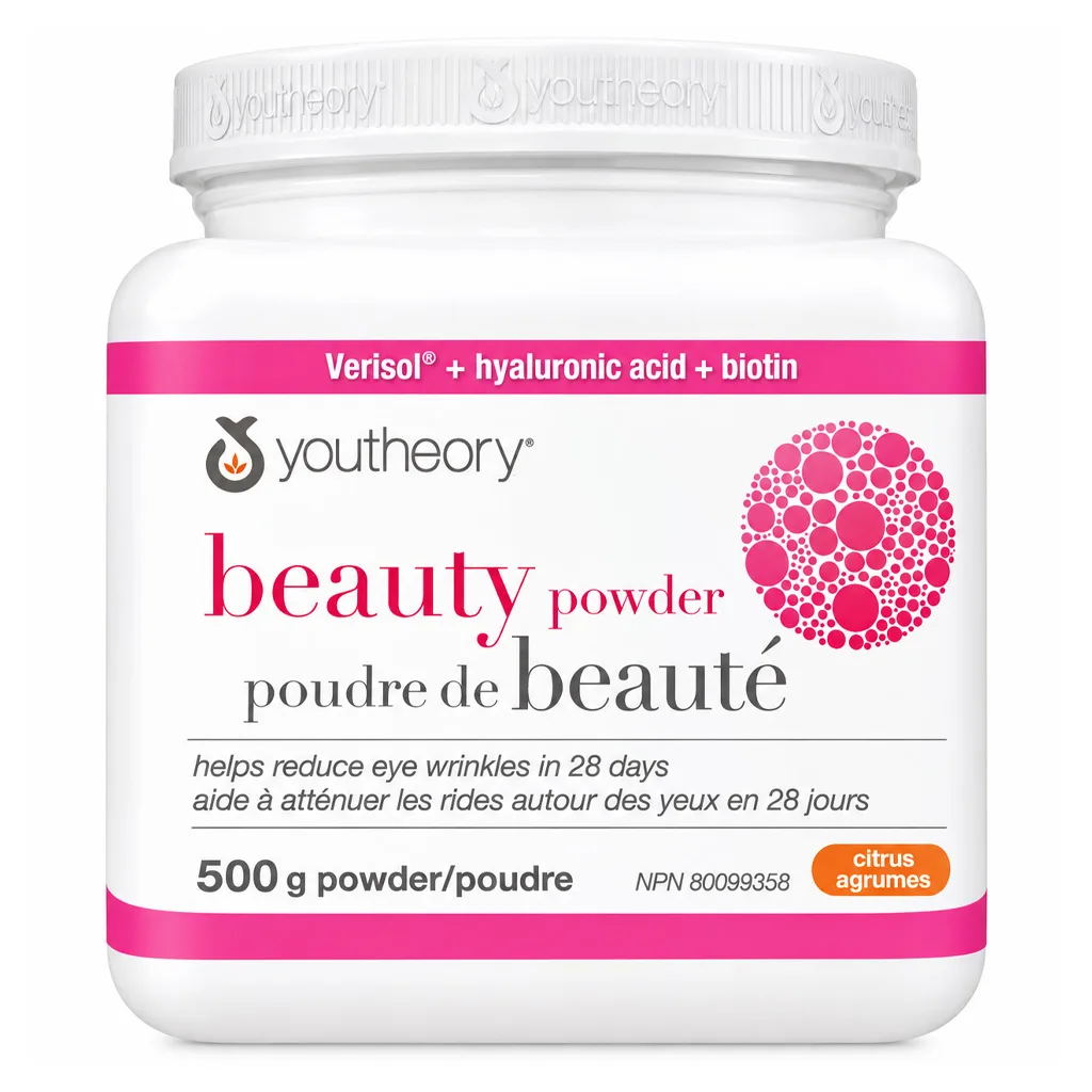 پودر بیوتی یوتئوری beauty powder youtheory هیالورونیک بیوتین Verisol